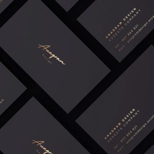 Gold Foil Business Card