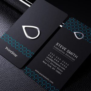 Silver Foil Business Card